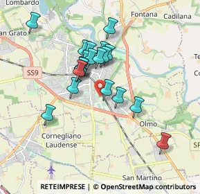 Mappa Via Giuseppe Piermarini, 26900 Lodi LO, Italia (1.482)