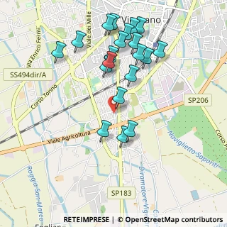 Mappa Via Longorio, 27029 Vigevano PV, Italia (1.013)