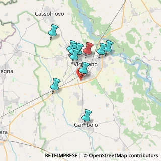 Mappa Via Longorio, 27029 Vigevano PV, Italia (2.94182)