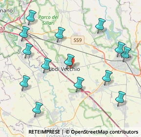 Mappa Via V. Fregoni, 26855 Lodi Vecchio LO, Italia (4.75643)