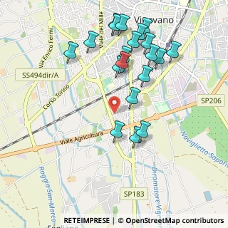 Mappa Via Antonio Labriola, 27029 Vigevano PV, Italia (1.056)