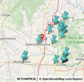 Mappa Via Dell' Industria, 36025 Noventa Vicentina VI, Italia (8.4385)