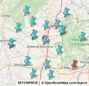 Mappa Via Dell' Industria, 36025 Noventa Vicentina VI, Italia (8.841)