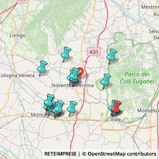 Mappa Via Dell' Industria, 36025 Noventa Vicentina VI, Italia (7.8415)