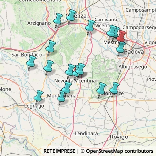 Mappa Via Dell' Industria, 36025 Noventa Vicentina VI, Italia (16.09167)