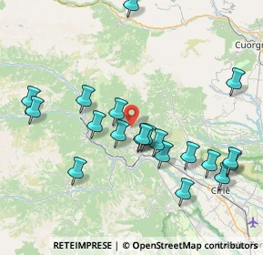 Mappa Frazione Castiglione, 10070 Coassolo Torinese TO, Italia (8.195)