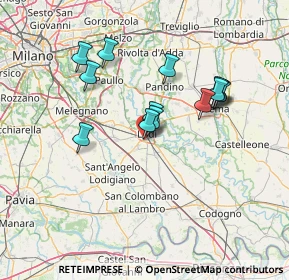 Mappa Via Giuseppe Saragat, 26900 Lodi LO, Italia (12.42692)
