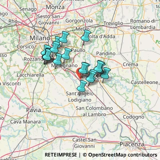 Mappa Via E. de Filippo, 26855 Lodi Vecchio LO, Italia (10.9285)