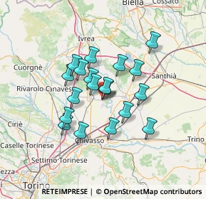Mappa Via Luigi Perino, 10035 Mazzè TO, Italia (10.49421)