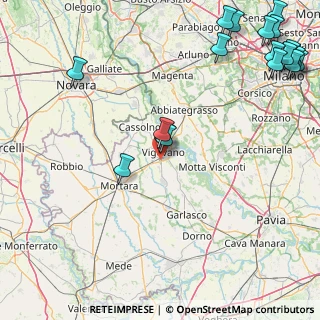 Mappa Via Marco Minghetti, 27029 Vigevano PV, Italia (24.89944)
