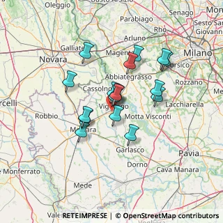 Mappa Via Marco Minghetti, 27029 Vigevano PV, Italia (10.88882)