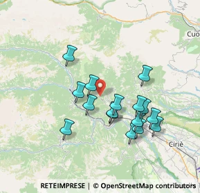 Mappa Via Monastero Sotto, 10070 Monastero di Lanzo TO, Italia (6.45563)