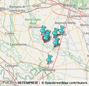 Mappa Cascina Fornace, 25027 Quinzano d'Oglio BS, Italia (6.25273)