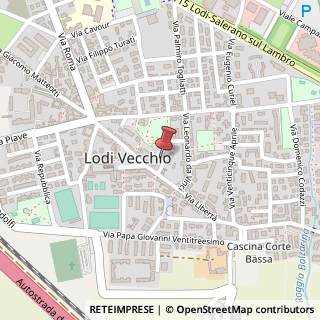 Mappa Via Cavalieri di Vittorio Veneto, 1, 26855 Lodi Vecchio, Lodi (Lombardia)