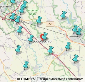 Mappa Via Cavalieri di Vittorio Veneto, 26855 Lodi Vecchio LO, Italia (5.17176)