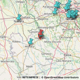 Mappa Via C. Caldara, 27029 Vigevano PV, Italia (25.8615)
