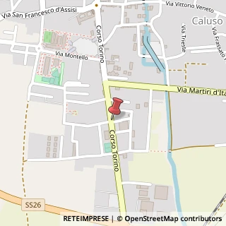 Mappa Corso Torino, 51, 10014 Caluso, Torino (Piemonte)