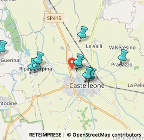 Mappa Via Castelleonese, 26012 Castelleone CR, Italia (2.08462)