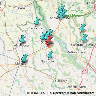 Mappa Viale Commercio, 27029 Vigevano PV, Italia (7.6545)