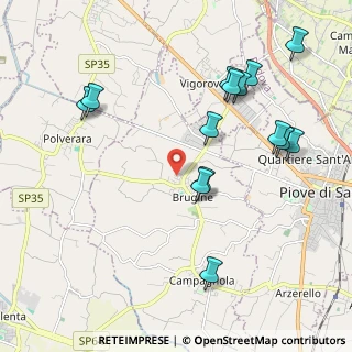 Mappa Via Paolo VI, 35020 Brugine PD, Italia (2.25429)
