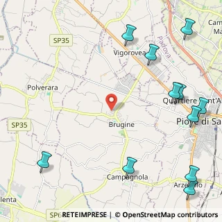 Mappa Via Paolo VI, 35020 Brugine PD, Italia (3.20182)