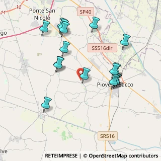 Mappa Via Paolo VI, 35020 Brugine PD, Italia (4.03813)