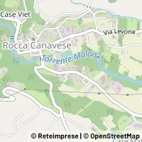 Karte Rocca Canavese
