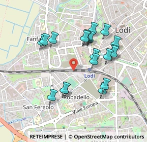 Mappa Via Griffini, 26900 Lodi LO, Italia (0.4405)