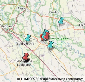 Mappa Via Griffini, 26900 Lodi LO, Italia (5.60222)