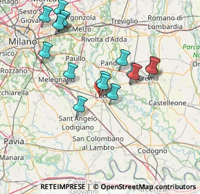 Mappa Via Griffini, 26900 Lodi LO, Italia (14.7125)