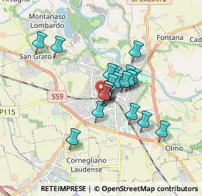 Mappa Via Griffini, 26900 Lodi LO, Italia (1.183)