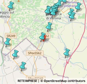 Mappa Via Giuseppe Verdi, 37060 Mozzecane VR, Italia (5.5985)