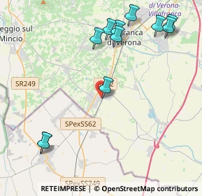 Mappa Via Giuseppe Verdi, 37060 Mozzecane VR, Italia (4.98545)