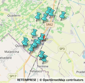 Mappa Via Giuseppe Verdi, 37060 Mozzecane VR, Italia (1.585)