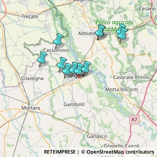 Mappa Via Caravaggio, 27029 Vigevano PV, Italia (6.39)