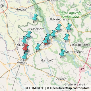 Mappa Via V. Russo, 27029 Vigevano PV, Italia (6.67071)
