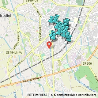 Mappa Via V. Russo, 27029 Vigevano PV, Italia (0.8295)