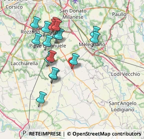 Mappa Via Luigi Einaudi, 27015 Landriano PV, Italia (7.23118)