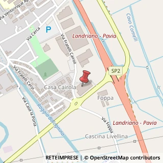 Mappa Piazza Pietro Delucca, 49, 27015 Landriano, Pavia (Lombardia)