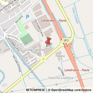 Mappa Via Luigi Einaudi, 38, 27015 Landriano PV, Italia, 27015 Landriano, Pavia (Lombardia)
