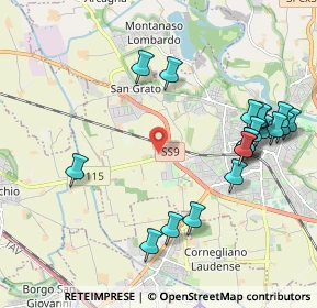 Mappa Cascina Polledra, 26900 Lodi LO, Italia (2.3)