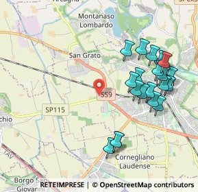 Mappa Cascina Polledra, 26900 Lodi LO, Italia (2.12)
