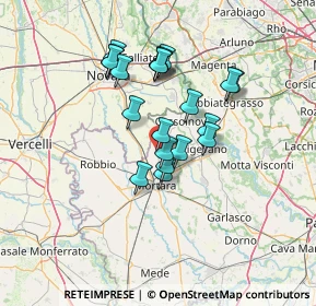 Mappa Via Pizzarelli, 27024 Cilavegna PV, Italia (11.109)