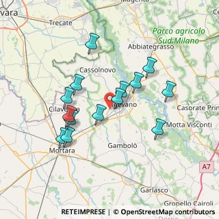 Mappa Via Pietro Buscaglia, 27029 Vigevano PV, Italia (6.55857)