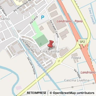 Mappa Via C.Cattaneo, 2, 27015 Landriano, Pavia (Lombardia)