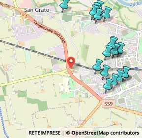 Mappa Via Per, 26900 Lodi LO, Italia (1.283)