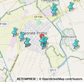 Mappa Via Marconi, 27022 Casorate Primo PV, Italia (0.98364)