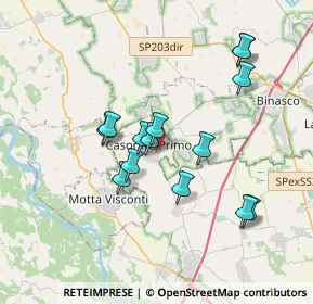 Mappa Via Marconi, 27022 Casorate Primo PV, Italia (3.23429)