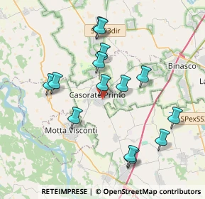 Mappa Via Marconi, 27022 Casorate Primo PV, Italia (3.72786)