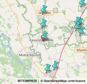 Mappa Via Marconi, 27022 Casorate Primo PV, Italia (5.98833)